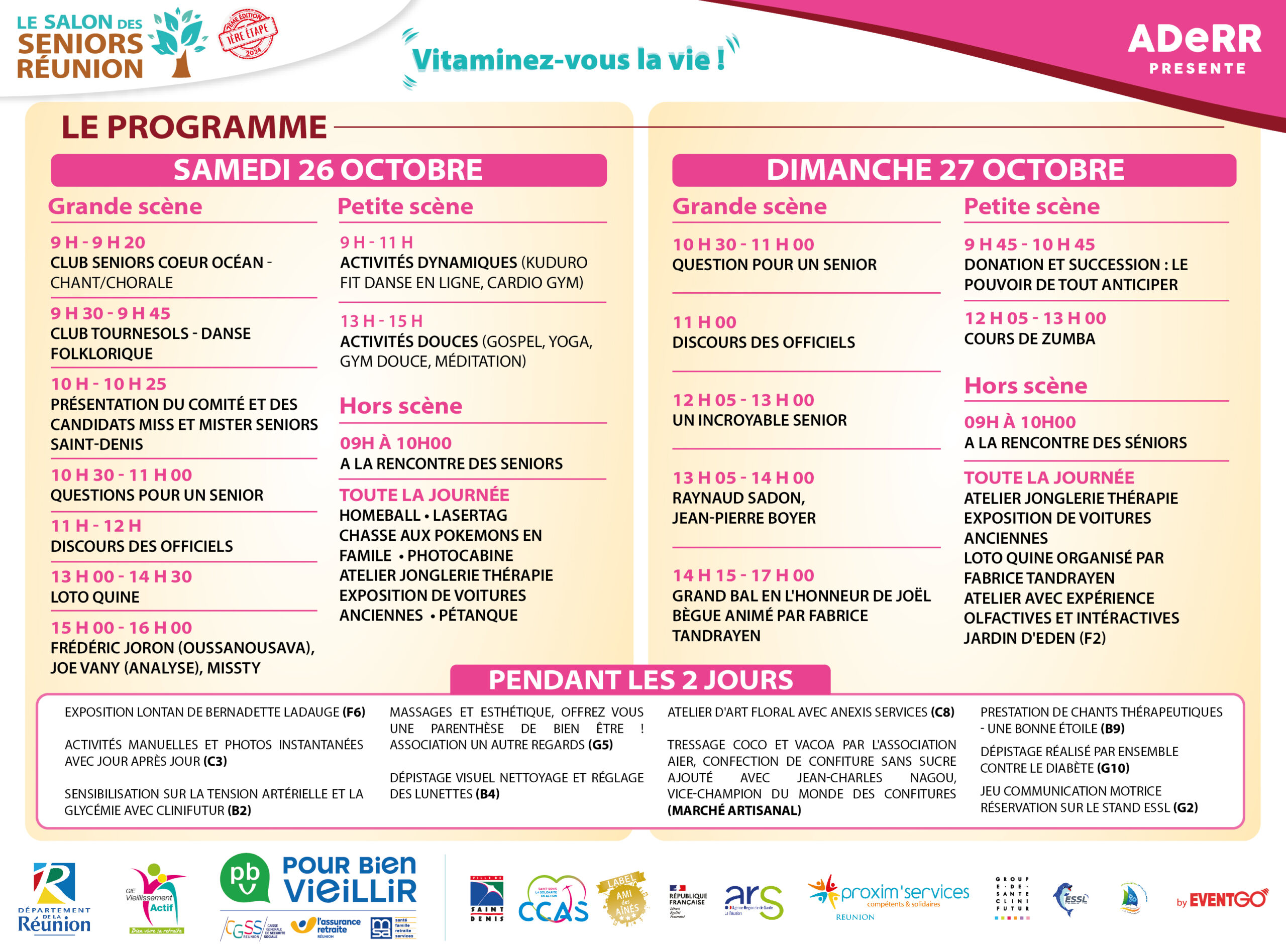 PROGRAMME SALON DES SENIORS